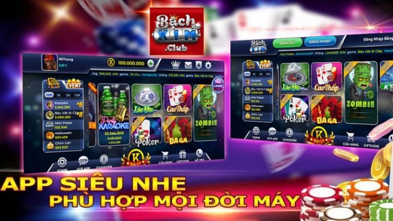 Trải nghiệm game bài Bachkim club